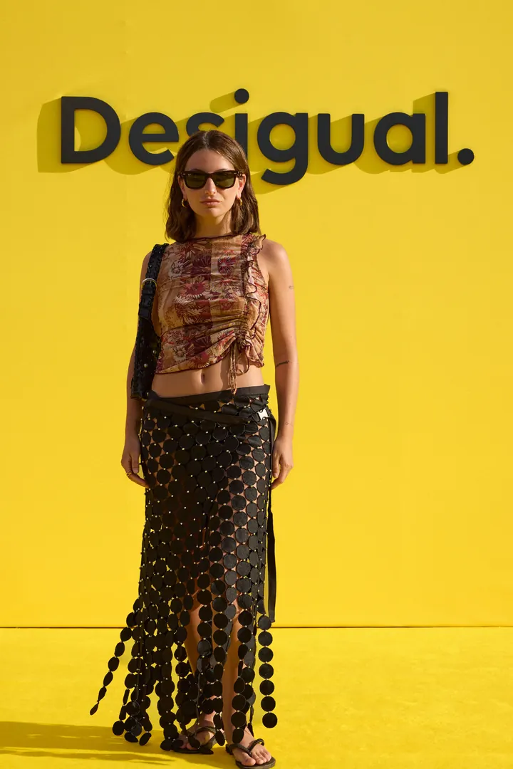 Desigual, Top sin mangas estampado, Mujer, Poliester, L