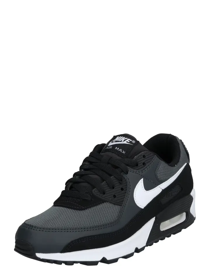 Nike Sportswear Zapatillas deportivas bajas 'AIR MAX 90'  gris / negro / blanco