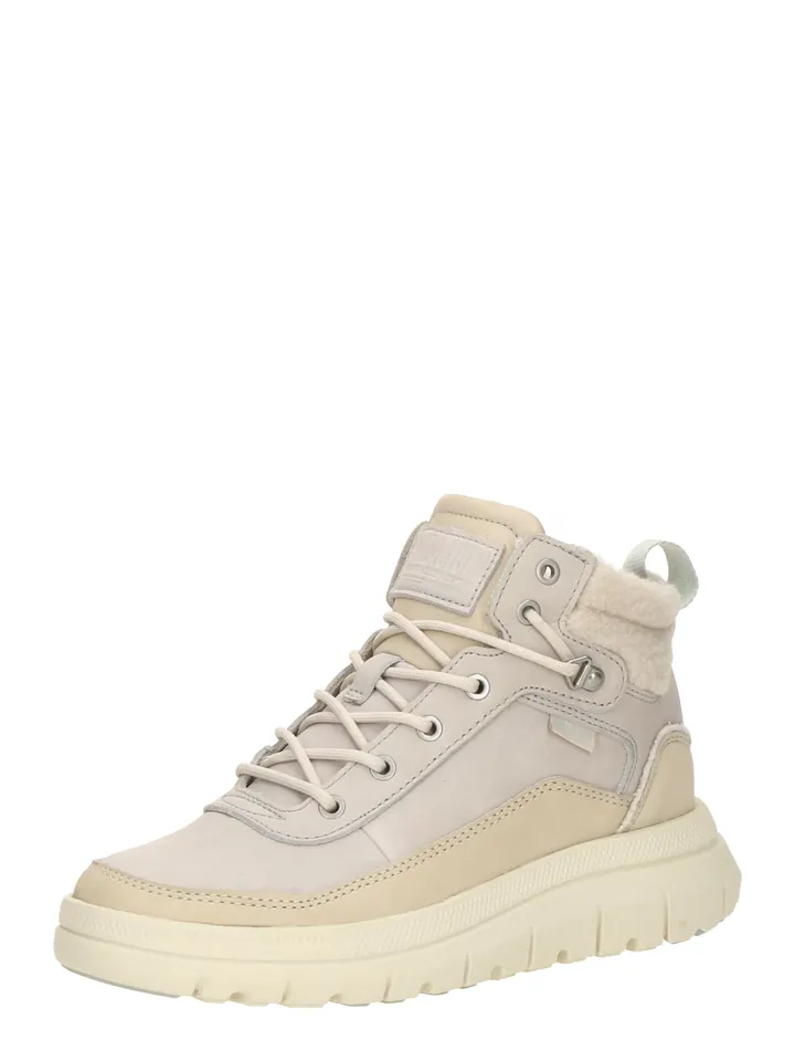 Palladium Botines con cordones 'Palla'  crema / lila pastel