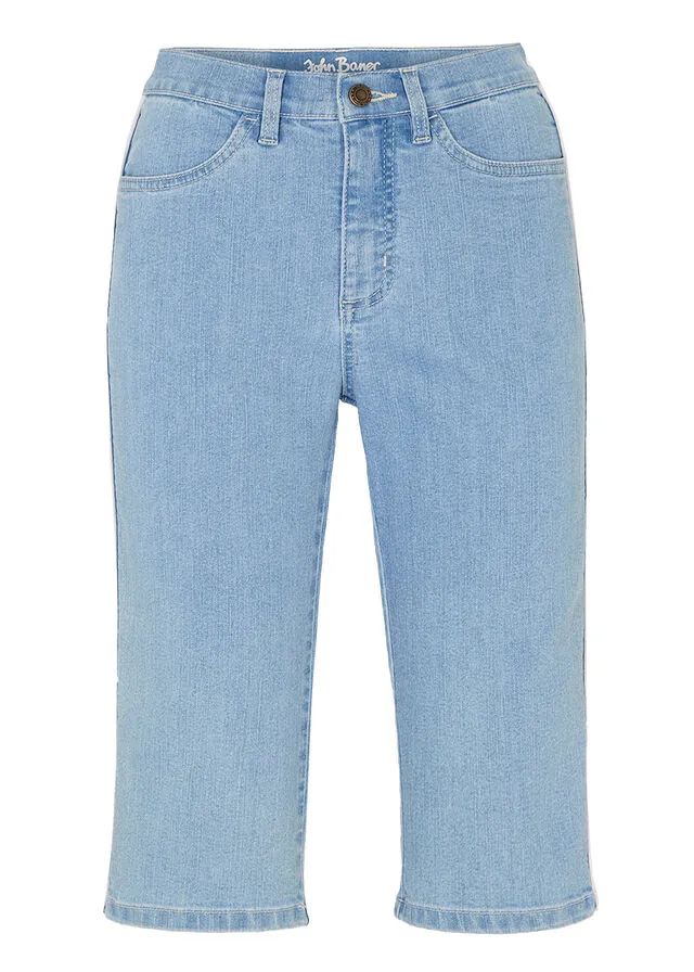 Cómodas bermudas vaqueras con elástico