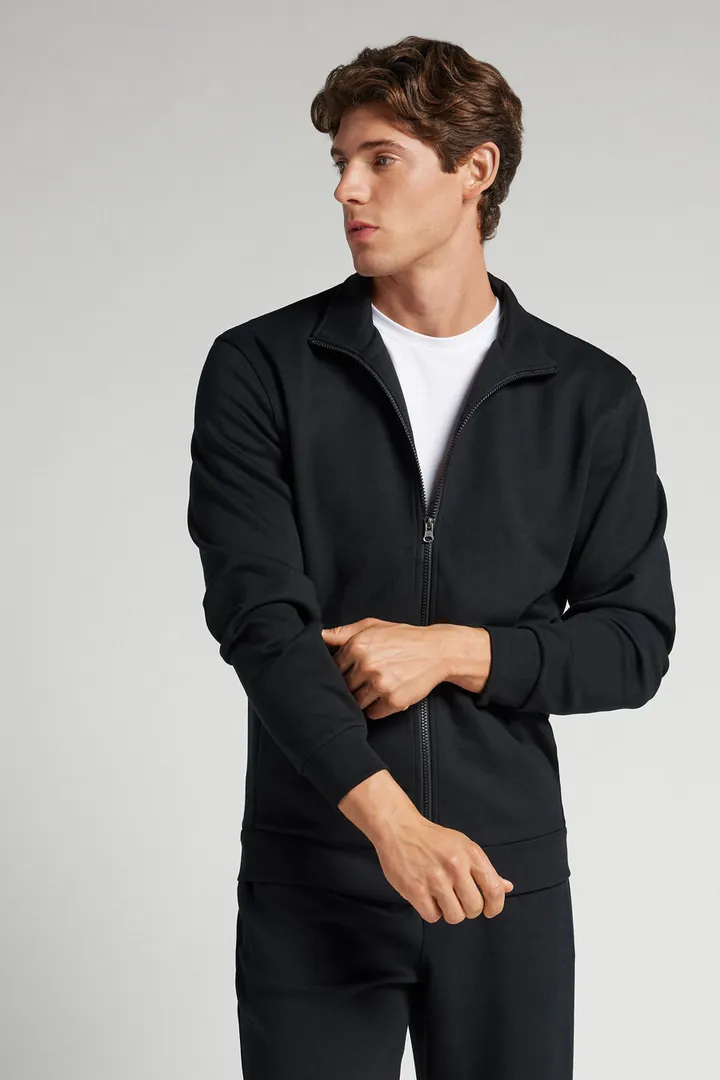 Intimissimi Sudadera Técnica con Cremallera Hombre Azul Tamaño L