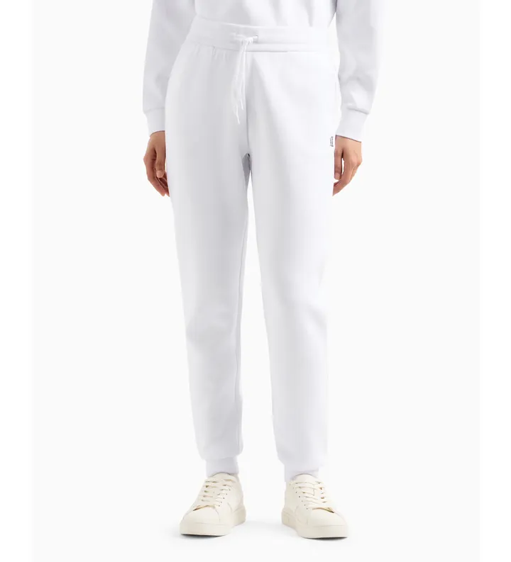 A|X Armani Exchange para mujer. XW000824AF10818U0002 Pantalón jogger blanco (L), Casual, Algodón