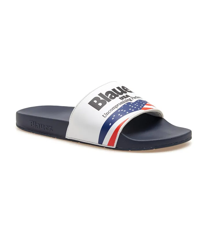 Blauer para hombre. S5JASPER01 Chanclas Jasper01 marino (40), Plano, Ninguno, Beachwear