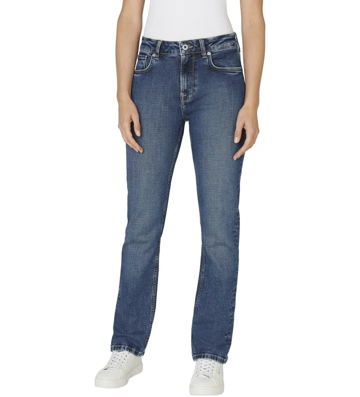 Pepe Jeans para mujer. PL2047305AA Jeans Straight Mary azul (25/30), Casual, Algodón, Denim
