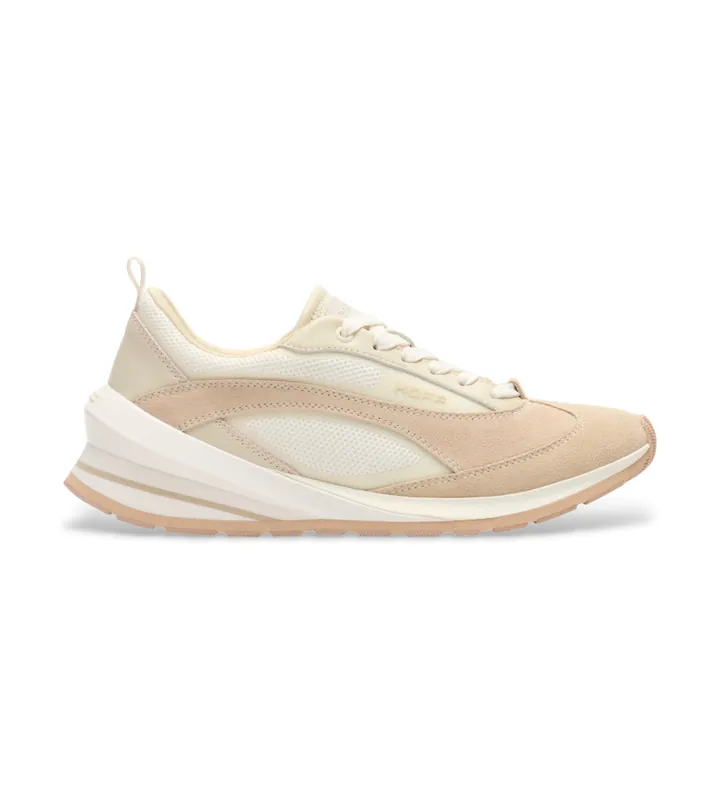 HOFF para mujer. 22565401 Zapatillas de Piel Seven Runner beige (38), Plano, Cordones, Casual