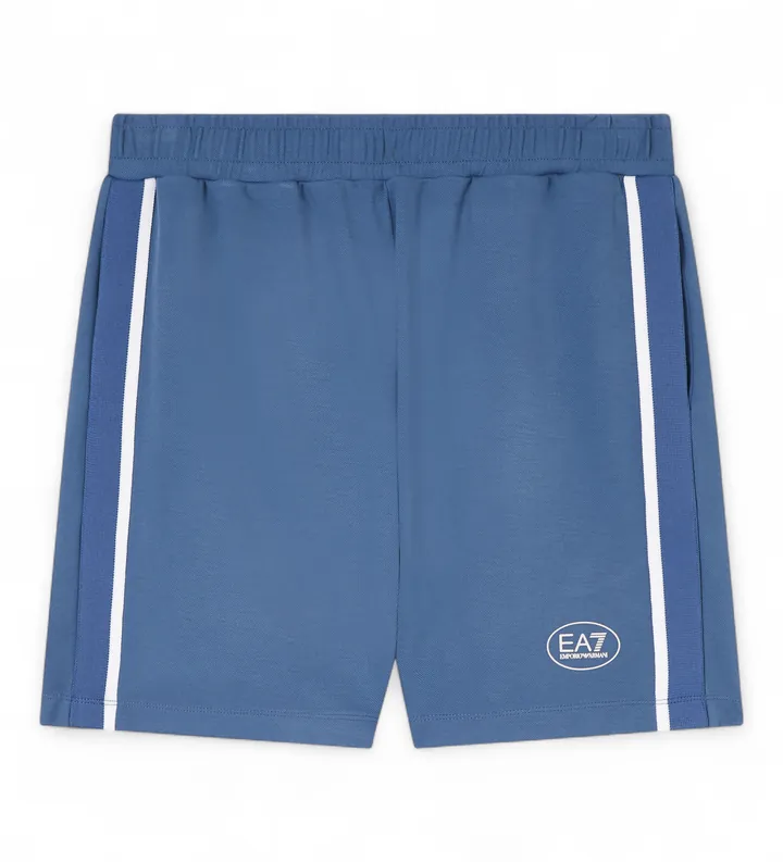 EA7 para hombre. 7M001545_AF13289 Pantalones cortos Tennis Club azul (3XL), Casual, Deportivo, Running, Sportswear, Multideporte, Viscosa