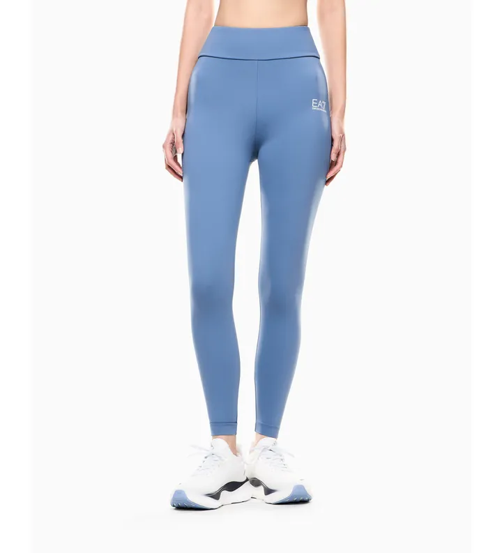 EA7 para mujer. 7W000232_AF12625 Leggings Vigor7 azules (L), Deportivo, Running, Sportswear, Multideporte, Poliamida