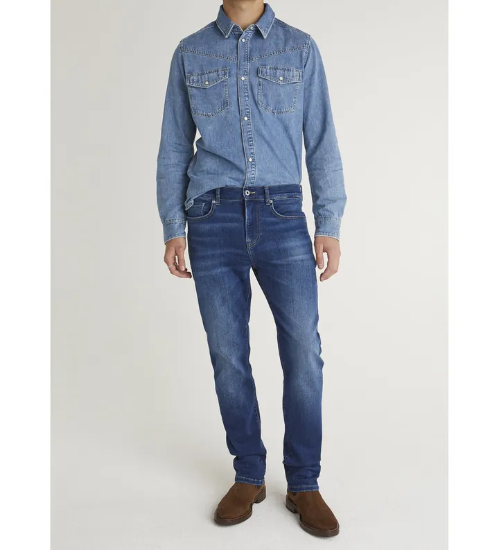 Pepe Jeans para hombre. PM20839884UA Jeans Hatch azul (29/30), Casual, Algodón, Denim