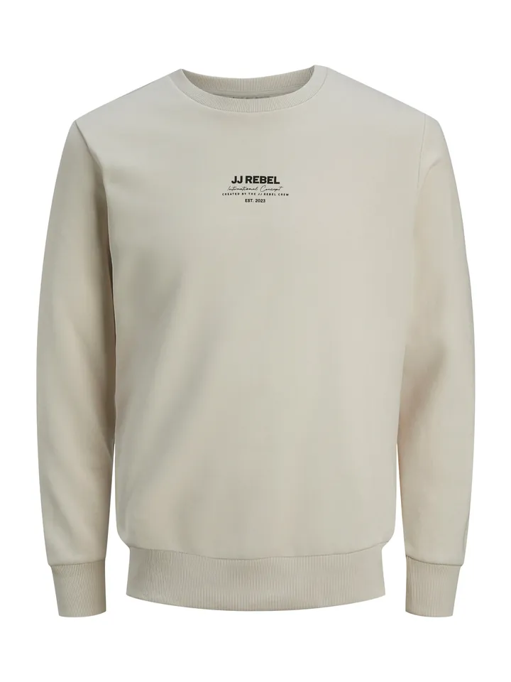 JJ Rebel Sudadera 'JREBLINO' beige / negro