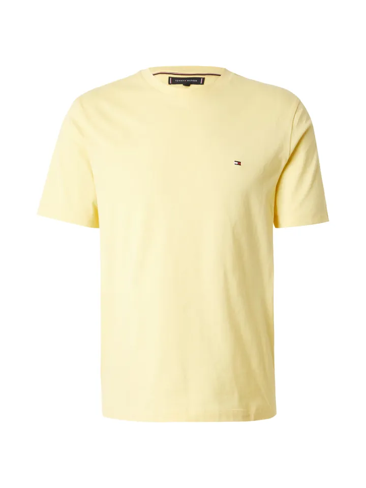 TOMMY HILFIGER Camiseta 'ESS SEASONAL' navy / amarillo claro / rojo / blanco