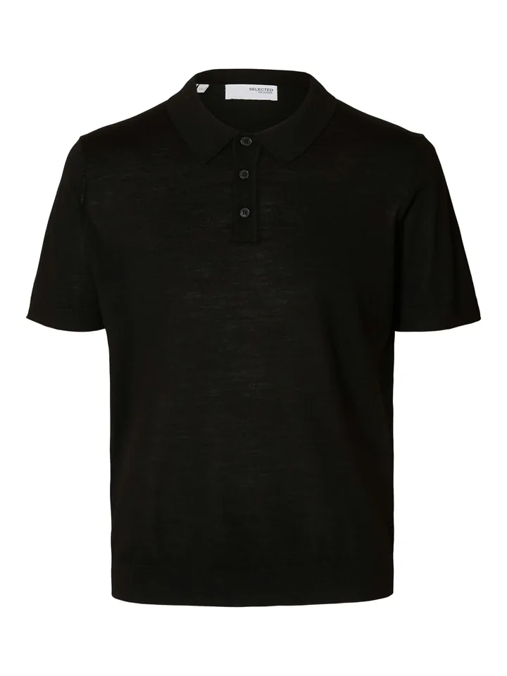 SELECTED Camiseta 'SLHTown' negro