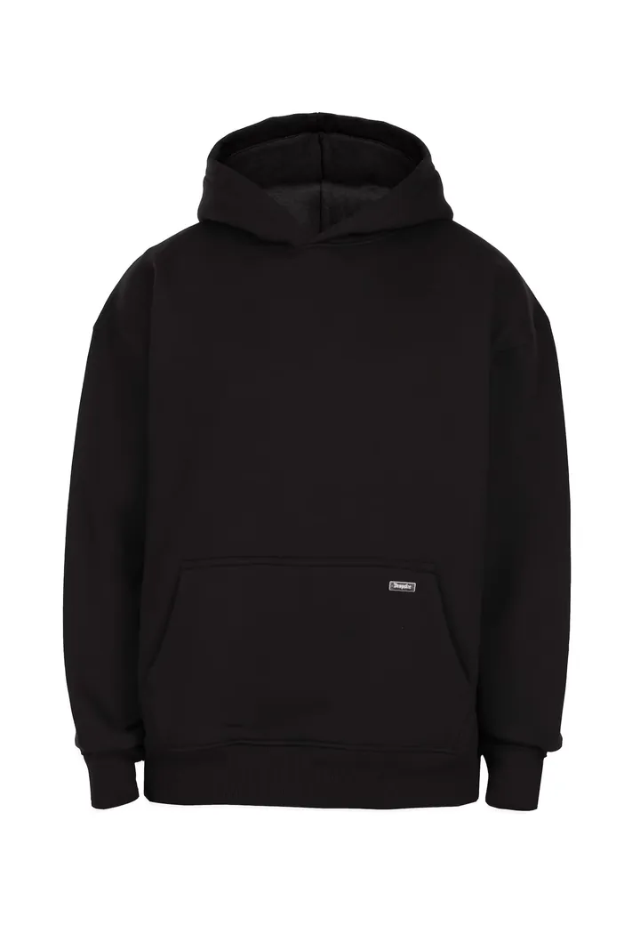 Dropsize Sudadera  negro / blanco natural