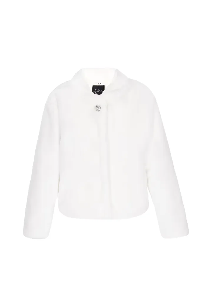 faina Chaqueta de invierno 'Fashion Look'  blanco
