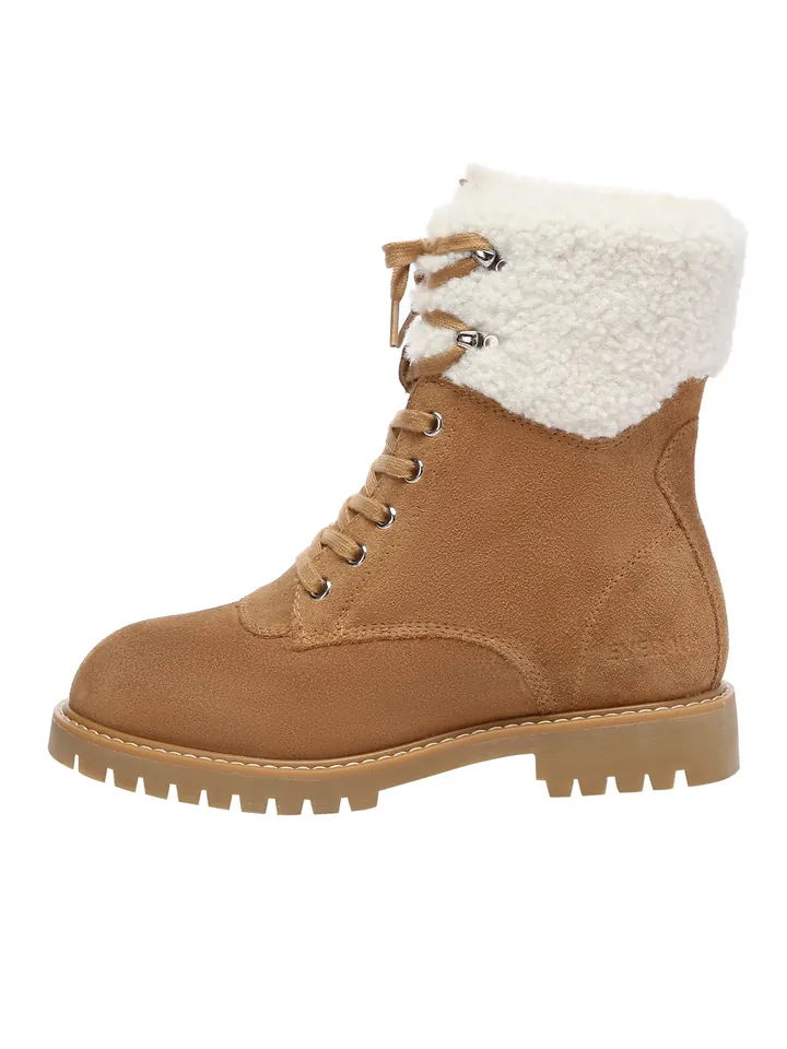 Everau Botines con cordones 'Sittella' marrón castaño