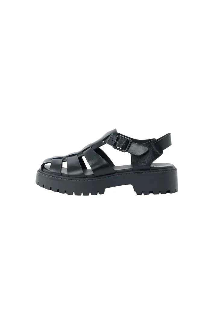 TIMBERLAND Sandalias con hebilla 'Fisherman' negro