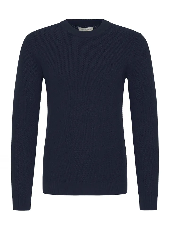Casual Friday Jersey ' CFIsaksson ' azul oscuro