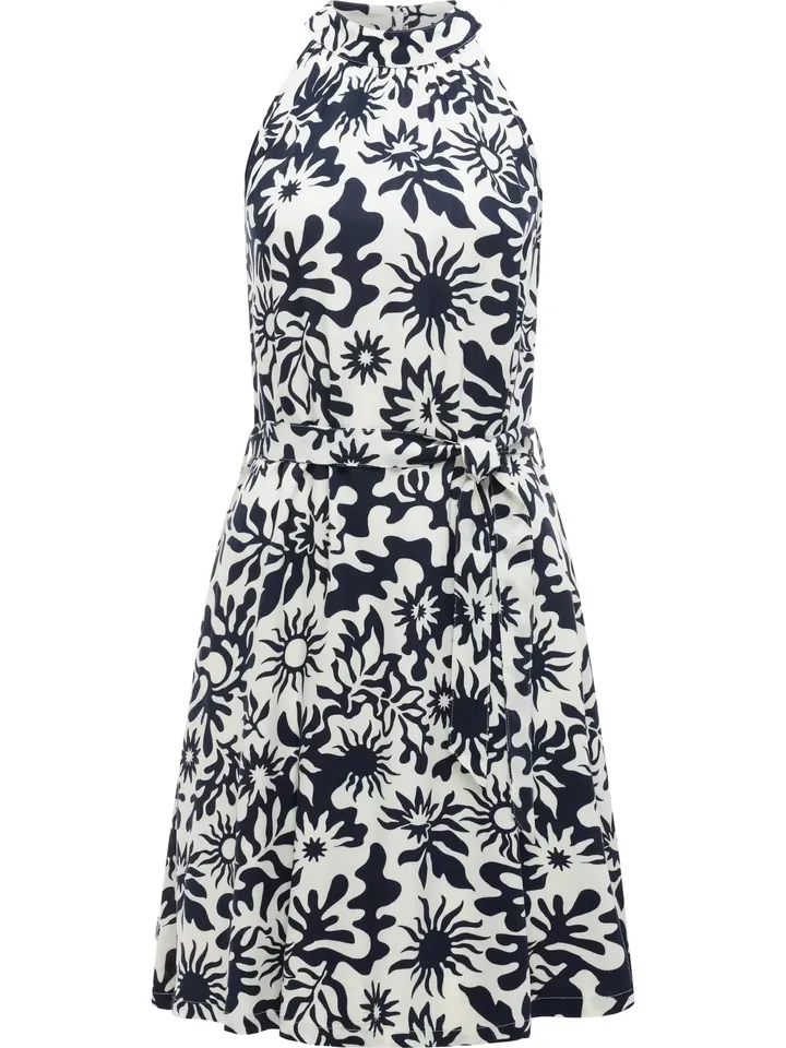 Ragwear Vestido de verano 'Angylee Youmodo' navy / blanco