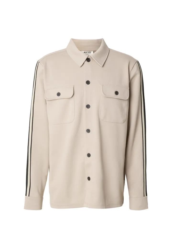 INDICODE JEANS Camisa 'INNello' taupe / negro