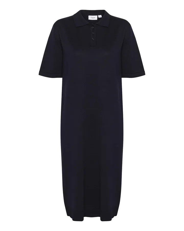 SAINT TROPEZ Vestido 'Mila' azul oscuro