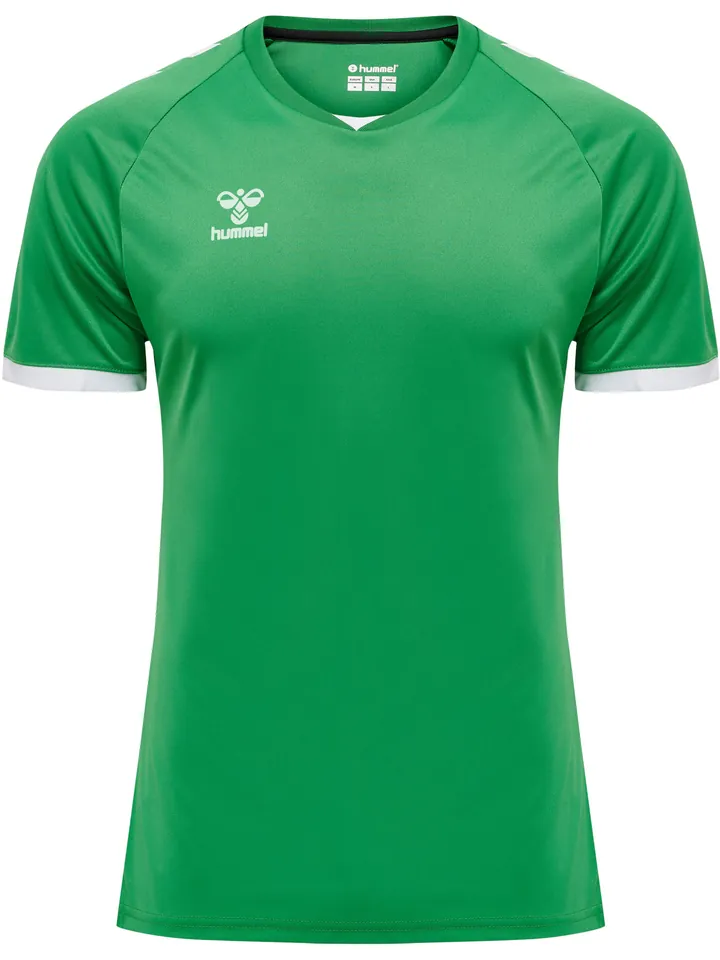 Hummel Camiseta funcional 'Core Volley' verde hierba / blanco