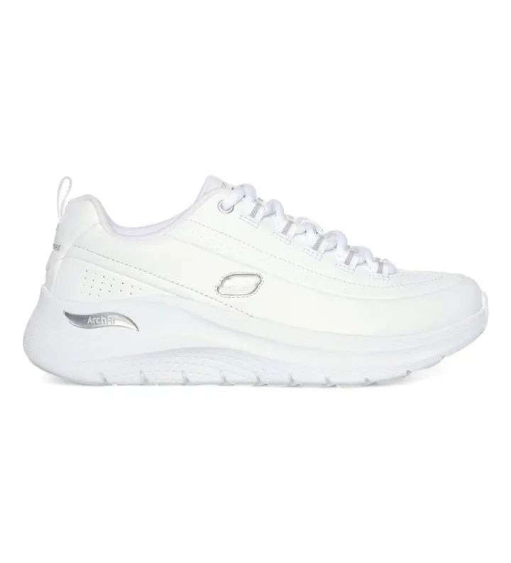 Skechers para mujer. 150061 Zapatillas Arch Fit 2.0-Star Bo blanco (36), Plano, Cordones, Casual, Deportivo, Multideporte
