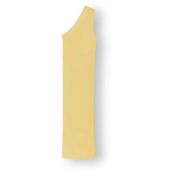 NORR Vestido de punto 'Sherry' amarillo claro