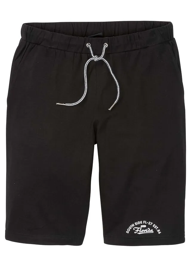 Bermudas de punto de algodón orgánico puro
