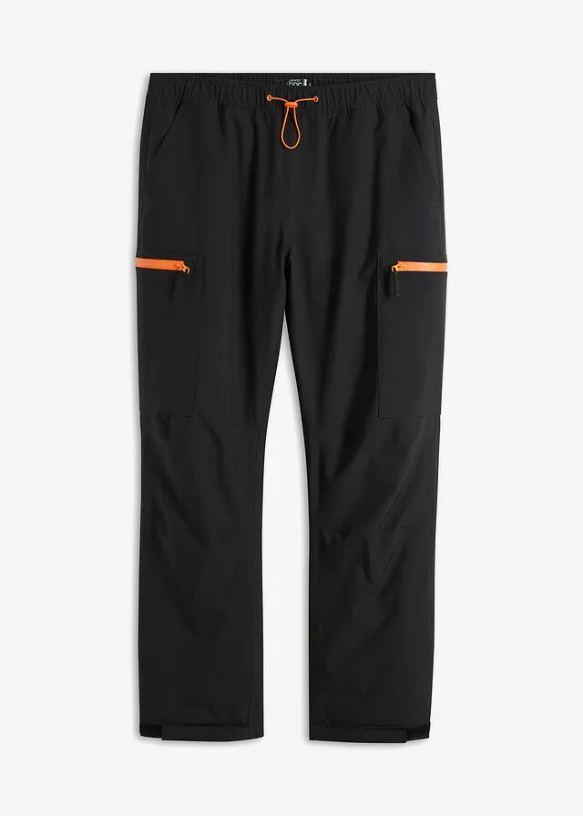 Pantalón funcional tipo cargo, impermeable, con forro cálido, relaxed fit