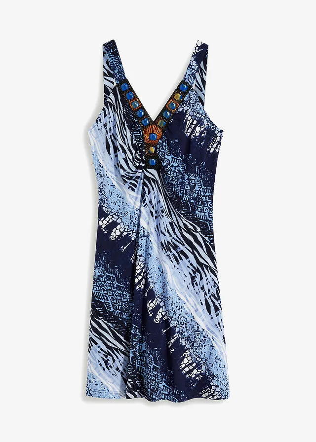Vestido de punto con línea en A