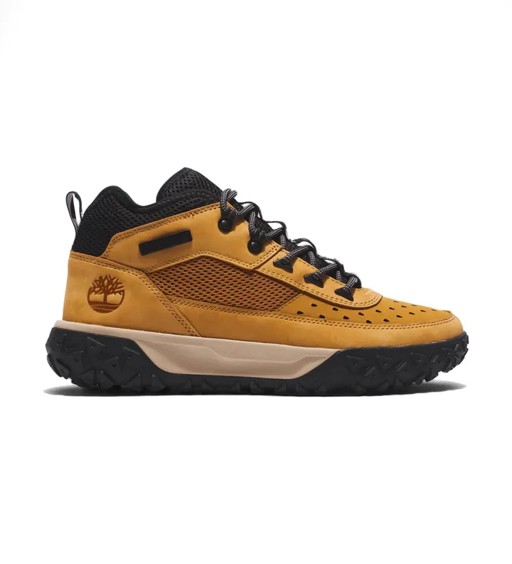 Timberland para hombre. TB0A5TPC2311 Botas de montaña de piel Greenstride Motion 6 Marrón (40), Plano, Cordones, Casual, Deportivo, Outdoor,