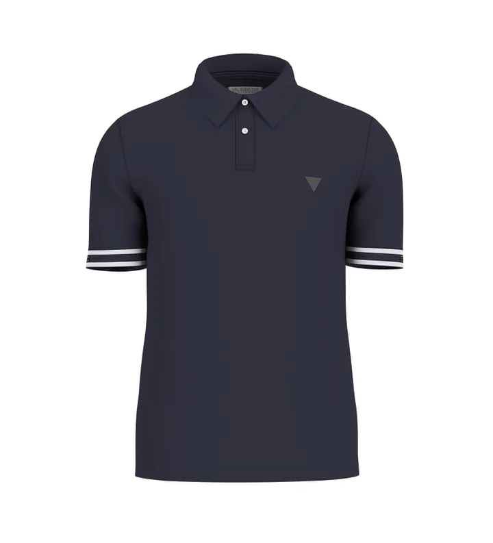 Guess para hombre. M6GP60K3076 Polo Lyle Ss marino (XL), Casual, Algodón, Manga corta