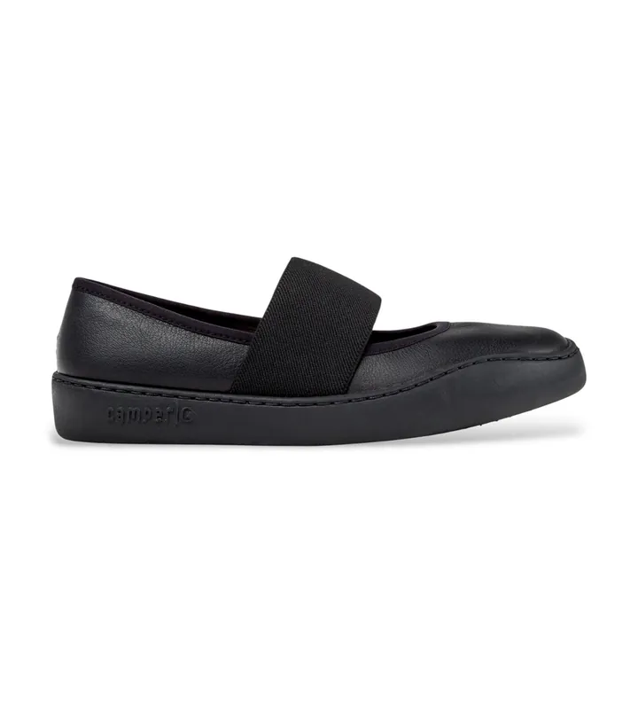 Camper para mujer. K201838-001 Bailarinas de Piel Peu Touring negro (37), Plano, Ninguno, Casual