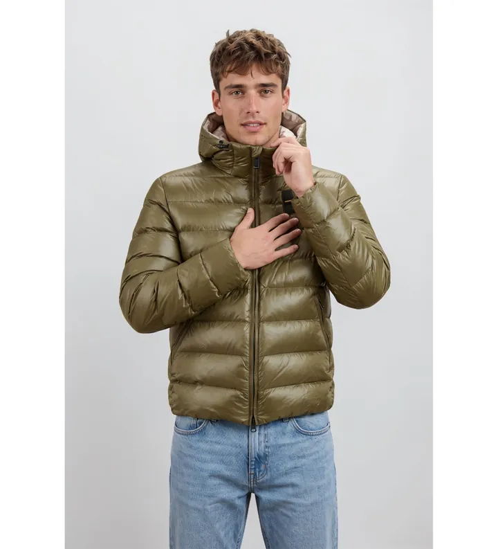 Blauer para hombre. 26WBLUC02054 Chaqueta acolchada Eco Adams verde oliva (L), Casual, Poliamida