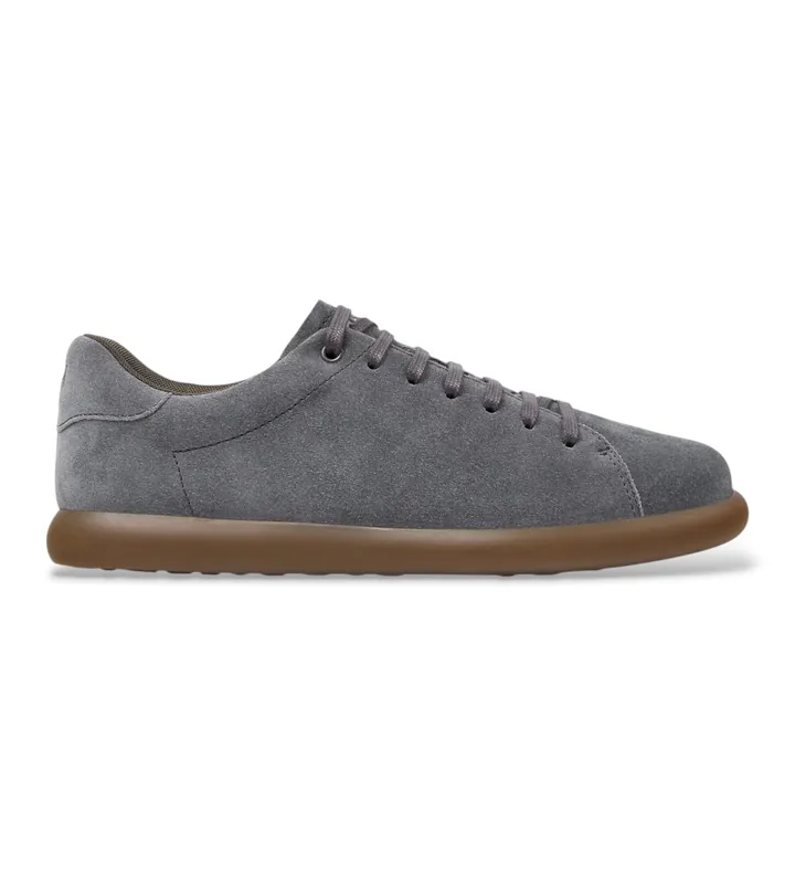 Camper para hombre. K101003-015 Zapatillas de piel Pelotas Soller multicolor (39), Plano, Ninguno, Casual, Gris