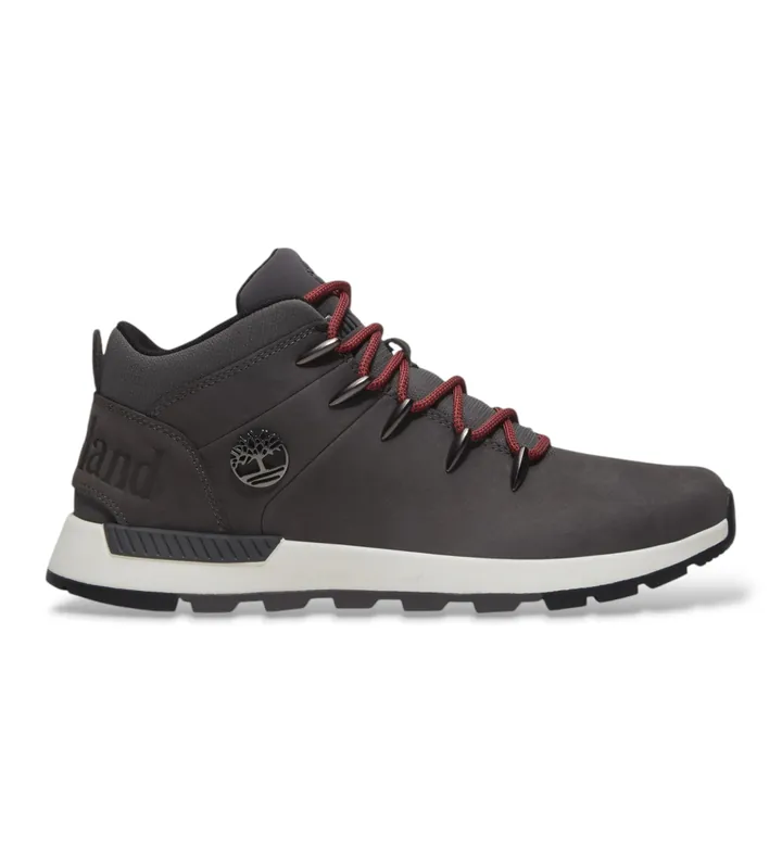 Timberland para hombre. TB0A6DQDEJV1 Zapatillas de piel Sprint Trekker gris (40), Plano, Nobuck, Cordones, Outdoor