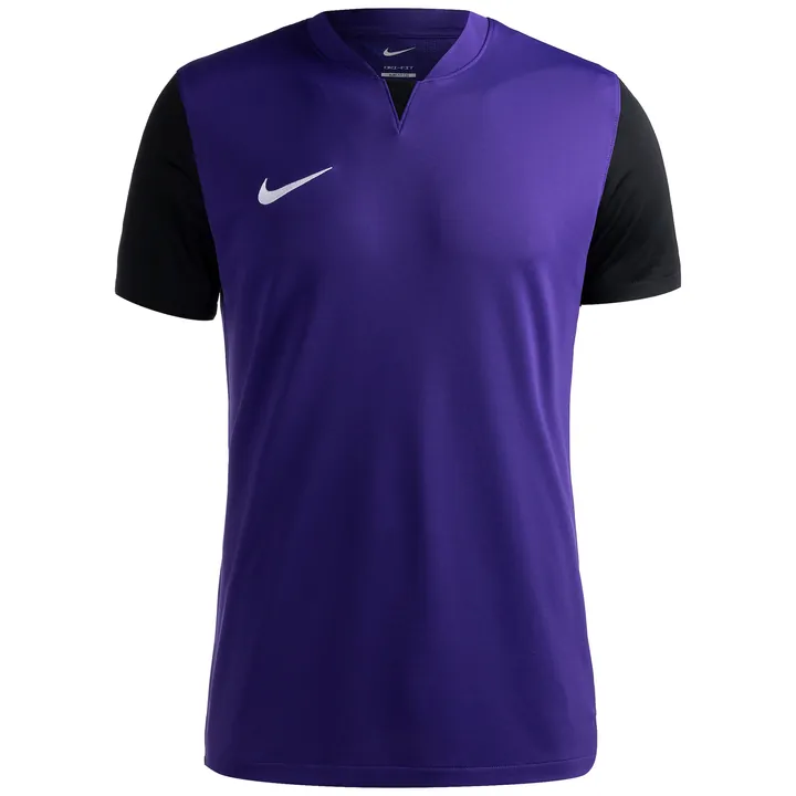 NIKE Camiseta de fútbol 'Trophy V' lila / negro / blanco