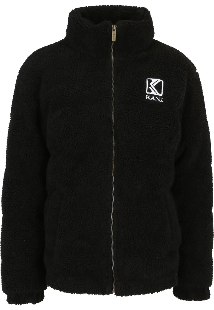 Karl Kani Chaqueta de invierno  negro / blanco