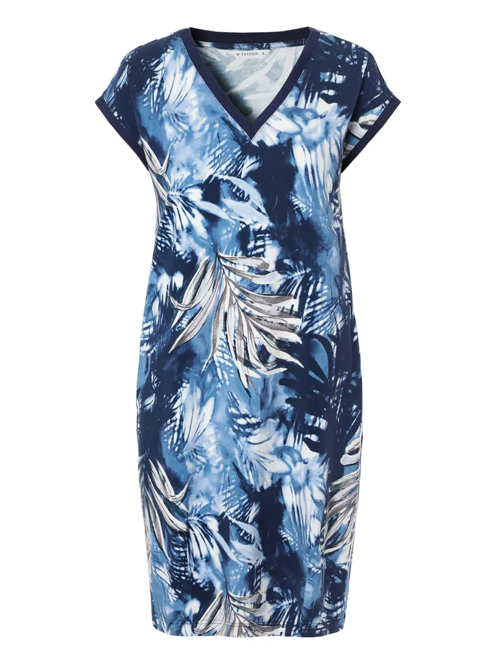 TATUUM Vestido 'Koka 1'  navy / azul claro / blanco