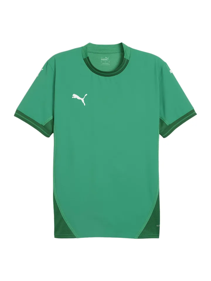 PUMA Camiseta funcional 'TeamFinal' pino / verde oscuro / blanco