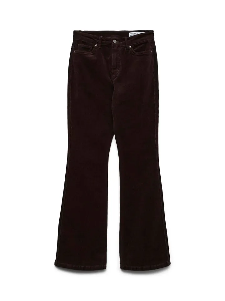 VERO MODA Pantalón 'VMSiga' chocolate
