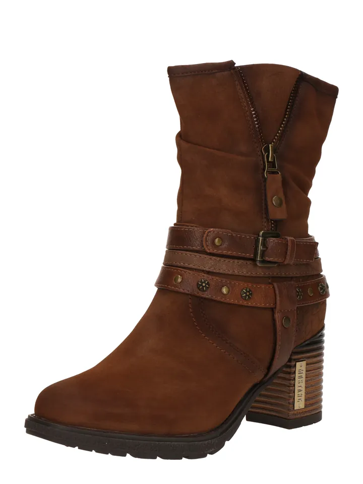 MUSTANG Botas camperas cognac