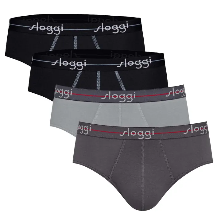 SLOGGI Braga gris oscuro / negro