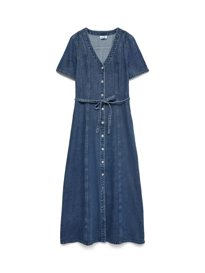 VERO MODA Vestido 'VMJanina' azul denim