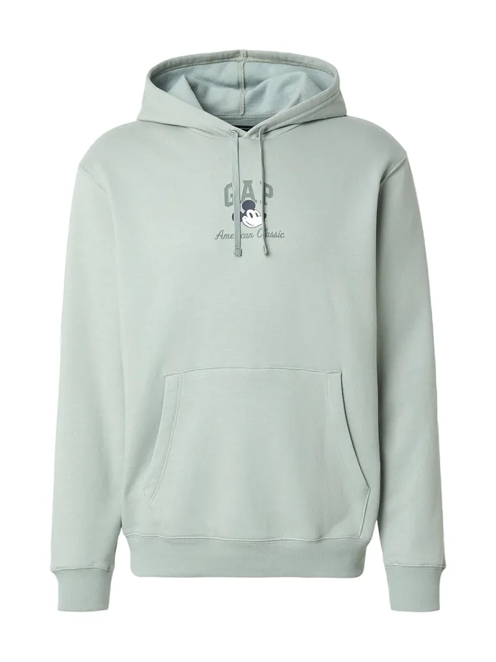 GAP Sudadera 'DISNEY X GAP'  verde / menta / negro / blanco