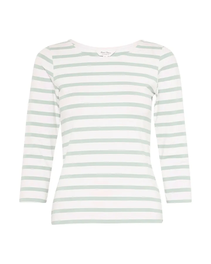 Part Two Camiseta 'Emel' menta / blanco