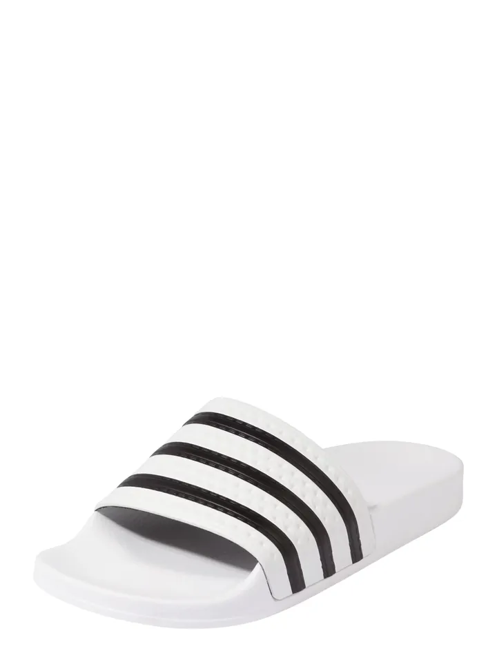 ADIDAS ORIGINALS Zapatos abiertos 'Adilette' negro / blanco