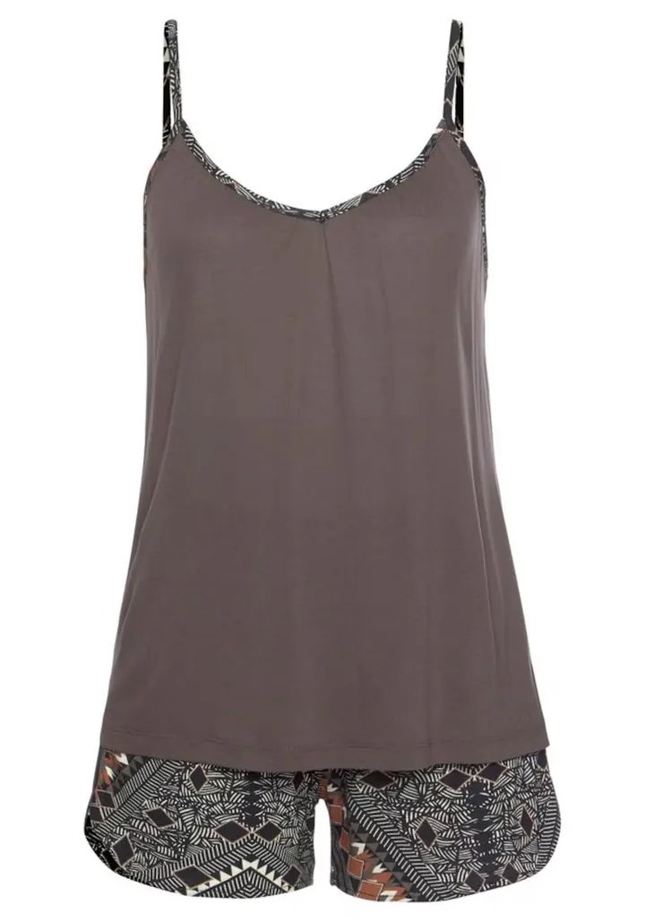 LASCANA Pijama gris
