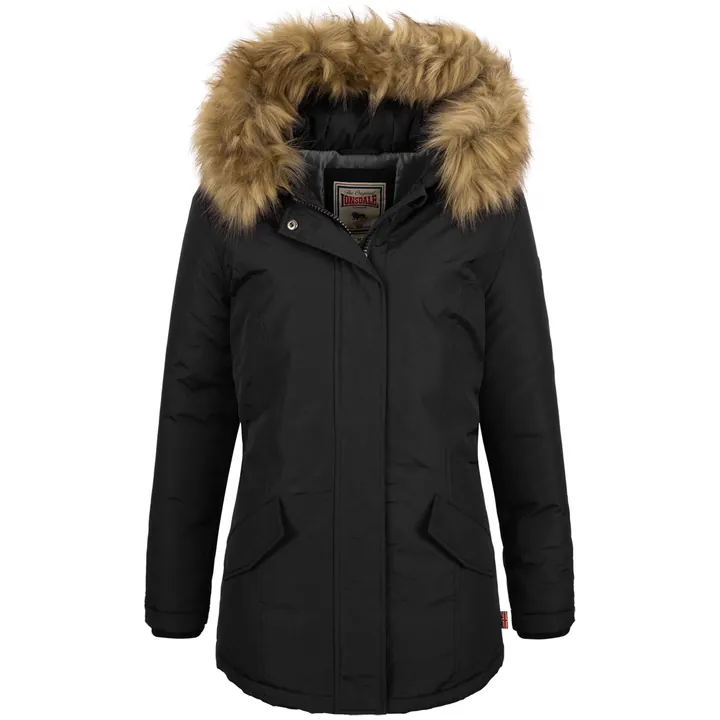 LONSDALE Parca de invierno 'Kimmeridge' negro