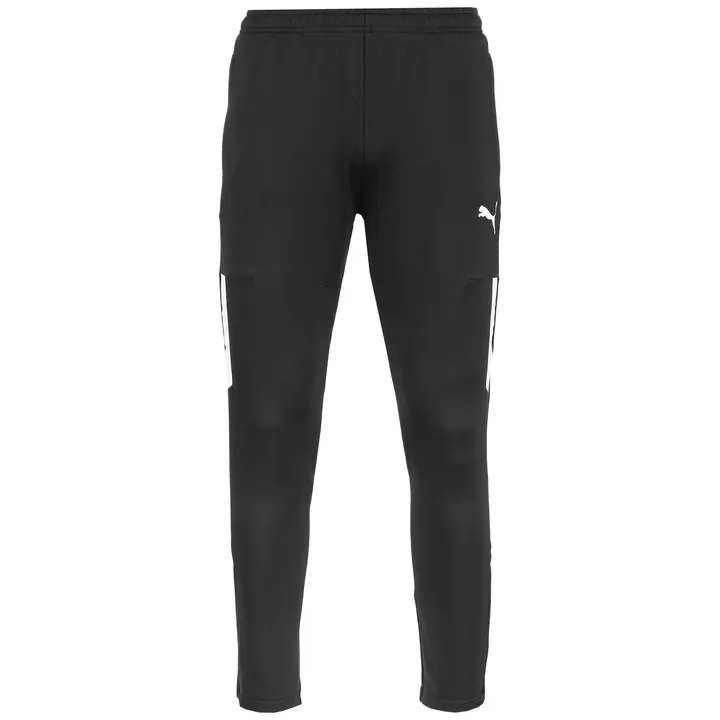 PUMA Pantalón deportivo 'TeamLiga'  negro / blanco