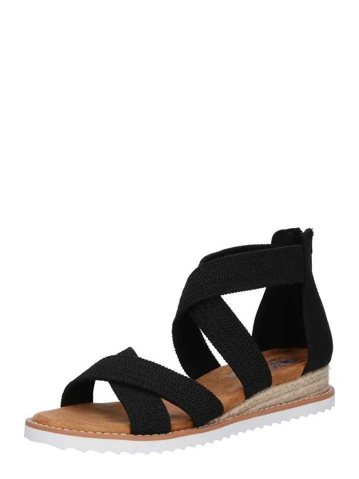 SKECHERS Sandalias 'Desert Kiss' negro